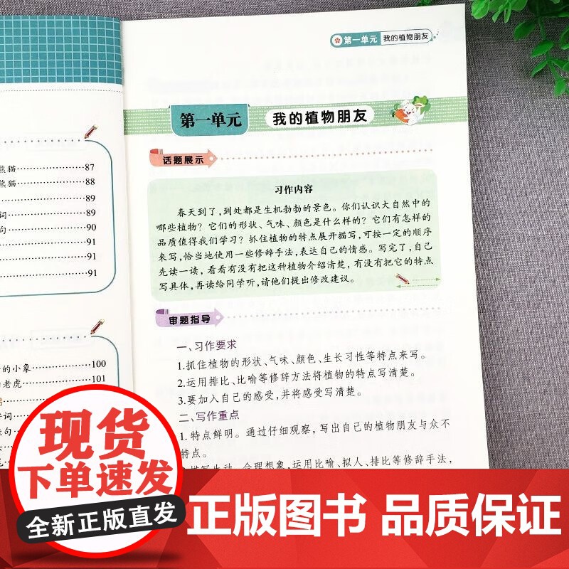 三年级下册小学生同步作文+300字限字作文全2册 入门起步专项训练优秀满分范文仿写素材积累写作技巧提升作文大全高清大图