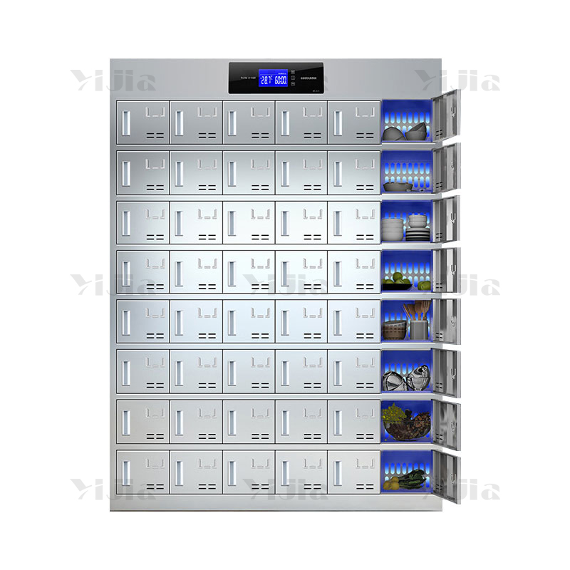 翌嘉 YJ4022704 不锈钢消毒碗柜食堂餐具柜多门储物柜48门消毒碗柜