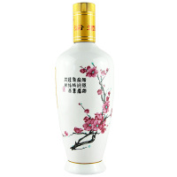 汾酒 山西杏花村 53度出口瓷汾 瓷瓶汾酒礼盒装500ml*2瓶 国产粮食白酒 清香型