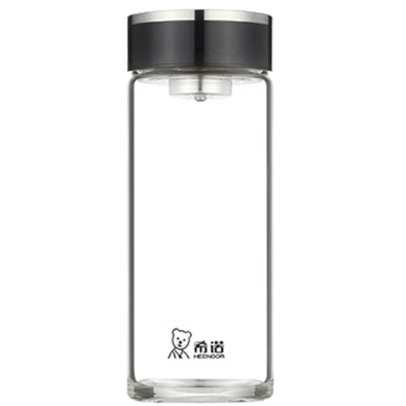 希诺玻璃杯410ml耐高温户外便携深海蓝XN-1200
