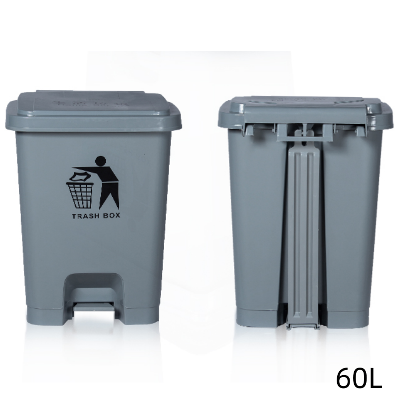 鑫木樽垃圾桶60L个高清大图