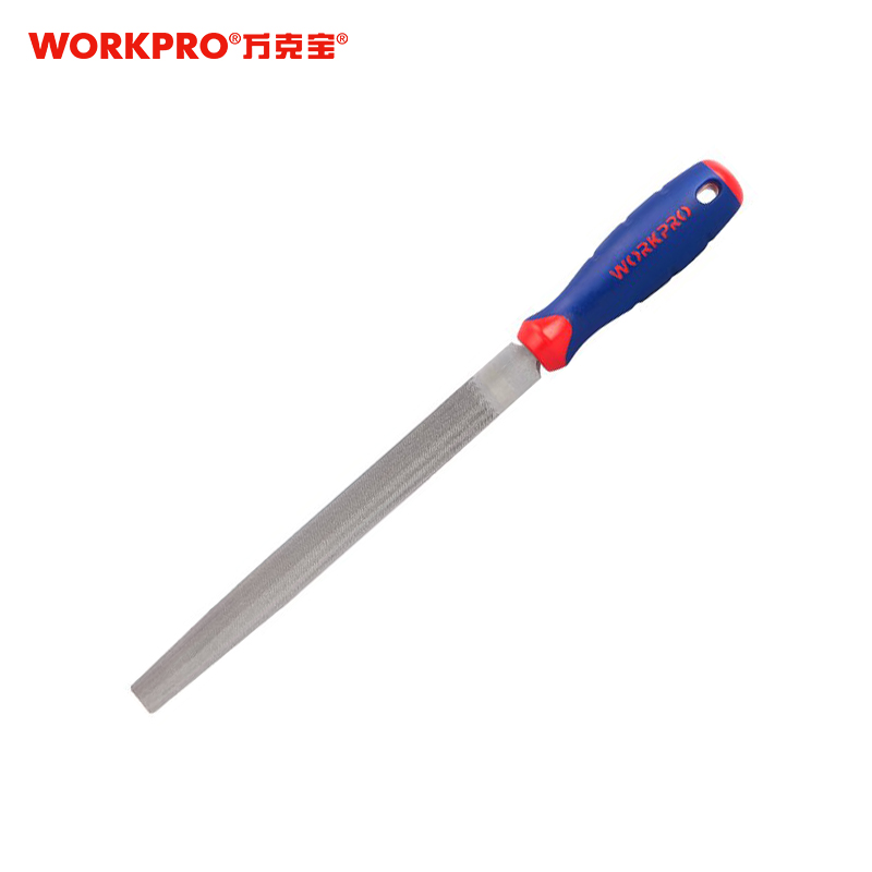 万克宝 6“双色柄中齿半圆锉 W051049 把高清大图