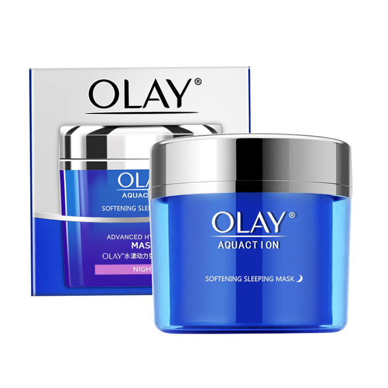 玉兰油(OLAY)水漾动力弹嫩睡眠面膜130g 宝洁出品 保湿补水