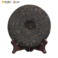 中茶牌七子饼茶 2016年 精品7571 云南普洱茶 熟茶 357克/饼 中粮集团出品