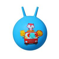 费雪(Fisher Price)玩具 儿童玩具球 宝宝跳跳球羊角球45cm(蓝色 赠充气脚泵)F0701H1