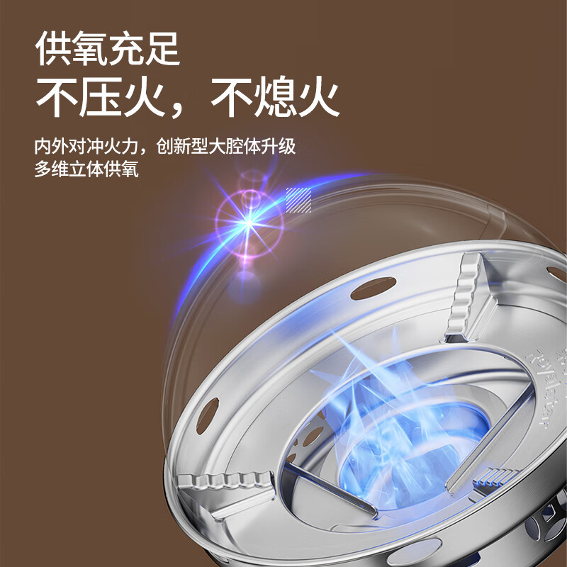 荣事达(Royalstar)固体酒精炉子 不锈钢小火锅家用干锅锅具专用户外商用火锅专用锅仔高清大图
