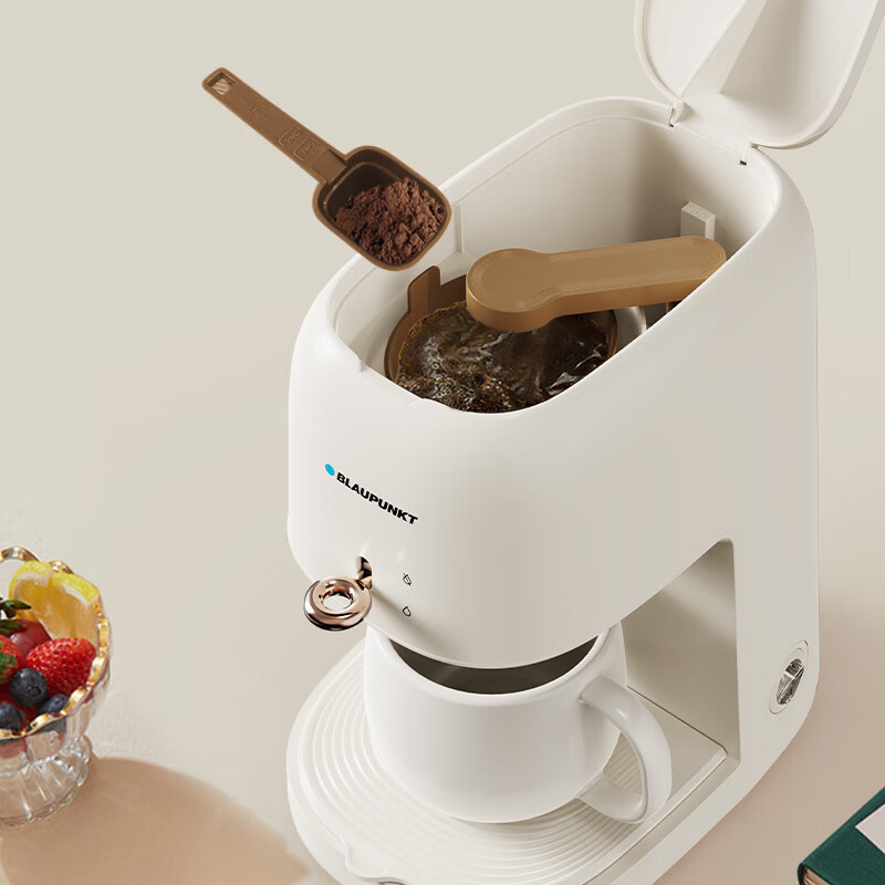 蓝宝 滴漏式咖啡机家用小型滴滤式办公室美式咖啡机 BP-KF101A 白色高清大图