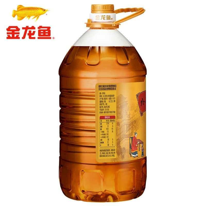金龙鱼外婆香小榨菜籽油(非转基因)5L