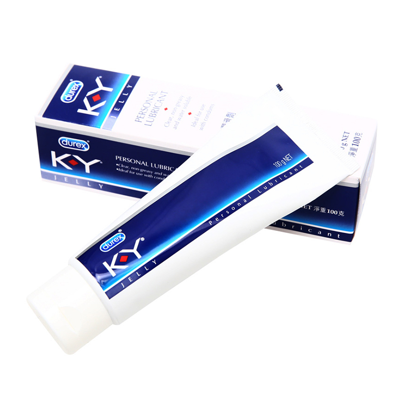 杜蕾斯(Durex) K-Y润滑剂100g+快感润滑液50ml 人体润滑液 男女用夫妻成人情趣性用品 进口K-Y