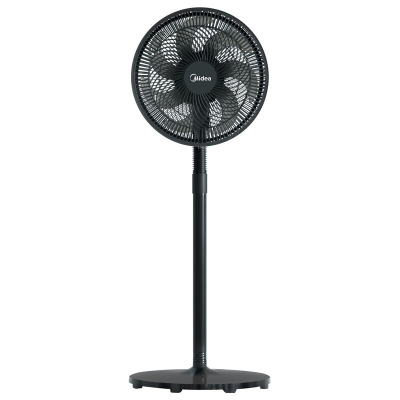 美的(Midea)电风扇SAF30AB 落地扇台立两用款家用大风力节能广角摇头电扇 七叶机械款黑色高清大图