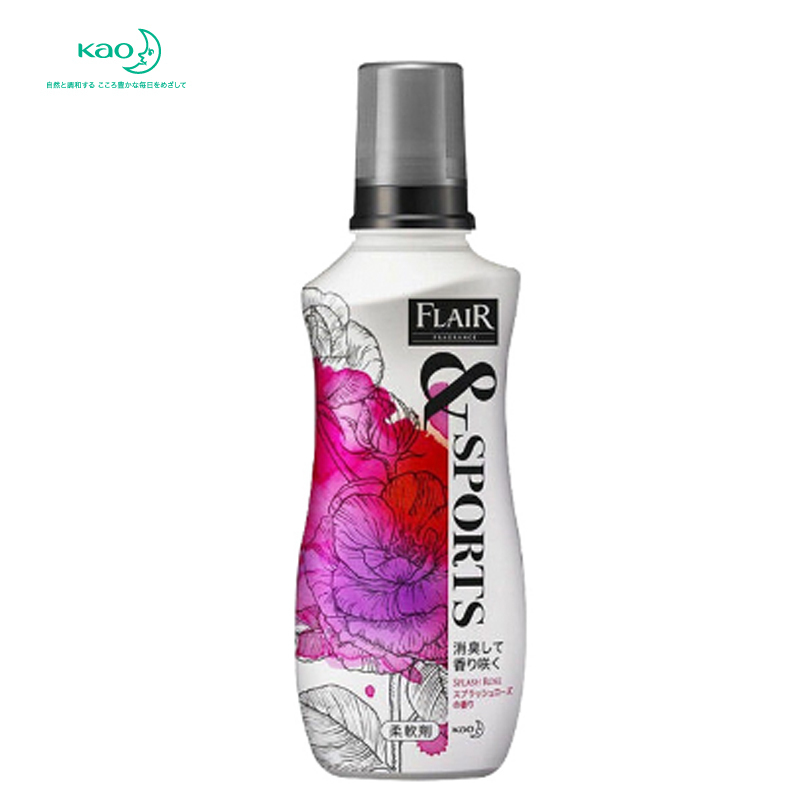 花王(KAO) 运动后用强除臭衣物柔顺剂 风情玫瑰香(本体)540ml