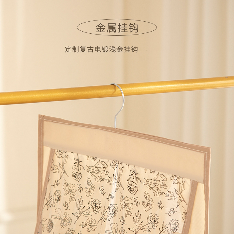 时光旧巷包包收纳卧室衣柜分层放包包收纳挂袋宿舍门后挂包架置物