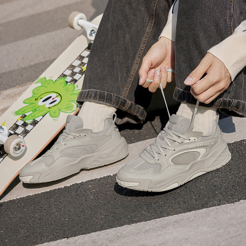 锦程4.0丨361°男鞋运动鞋新款透气休闲鞋网面鞋厚底板鞋男高清大图