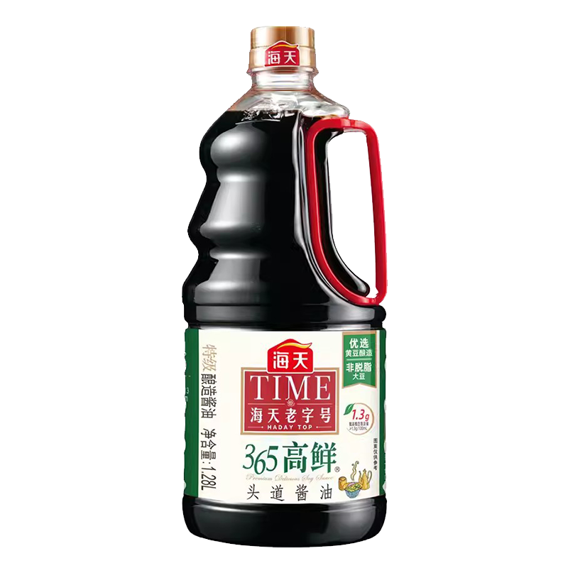 海天365高鲜头道酱油1.28L/1瓶