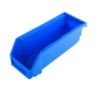 Safmax 塑料零件收纳盒 274x105x102mm 可套叠可背挂 蓝色 5个
