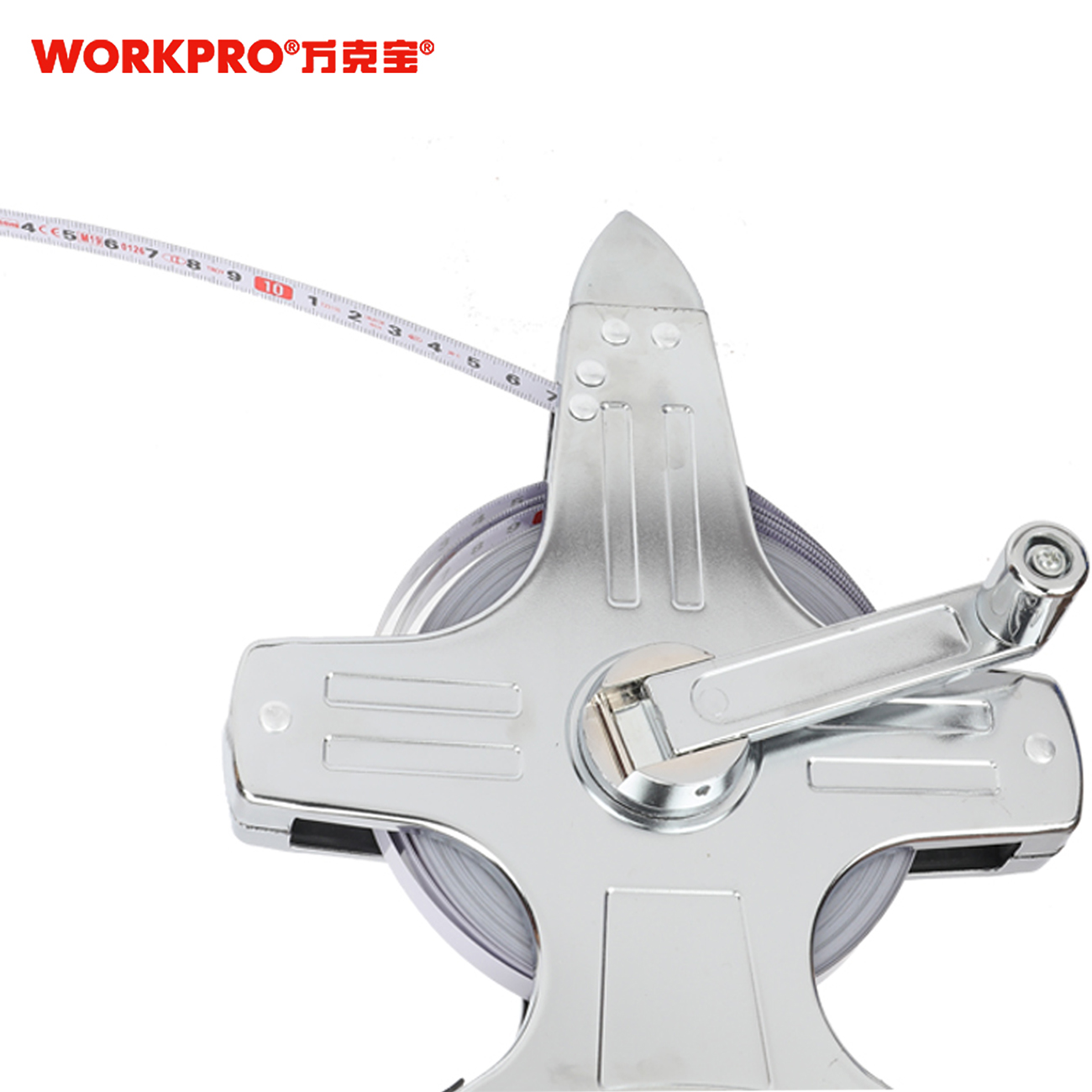 万克宝 50mx12.5mm全钢架式钢卷尺 W063013 把高清大图