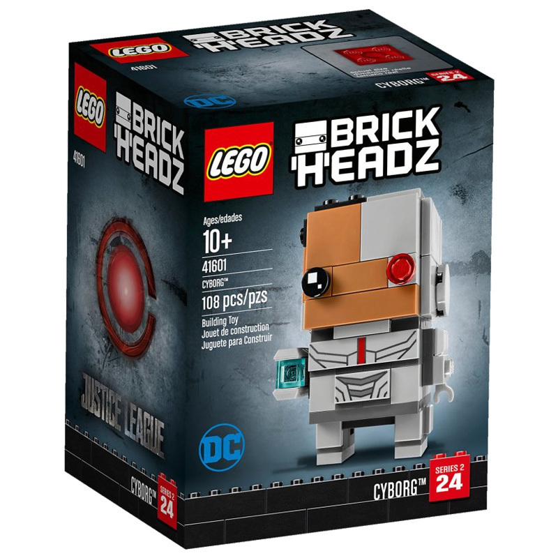 乐高(LEGO)Brickheadz 大头人偶 方头仔 钢骨41601 积木塑料玩具 10岁以上 108块