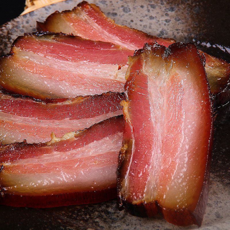 正宗农家烟熏土猪老腊肉四川贵州湖南特产五花腊肉正宗去骨五花腊肉1