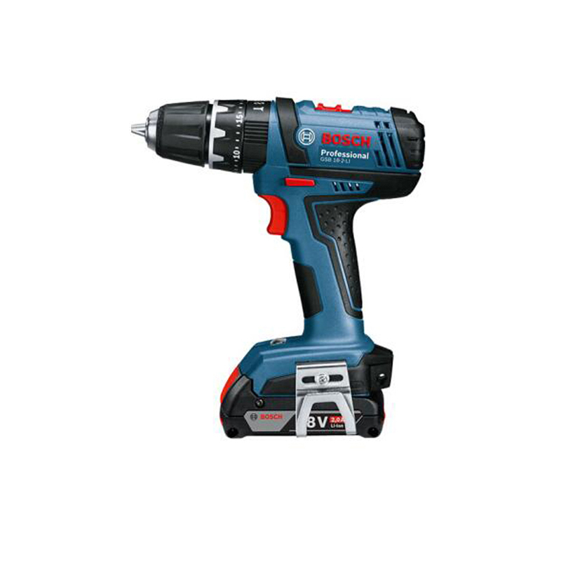 工具库博世bosch锂电充电式冲击钻配2电1充18v20ahgsb182li