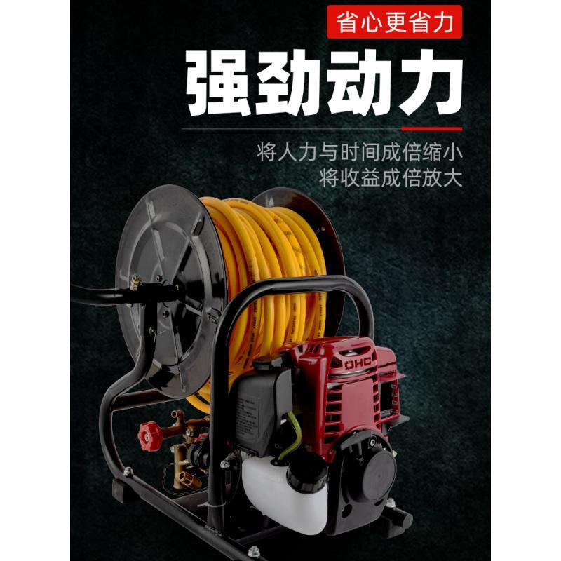 手提汽油打药机四冲程高压农用园林果树喷雾器消毒喷药小型喷洒机报价