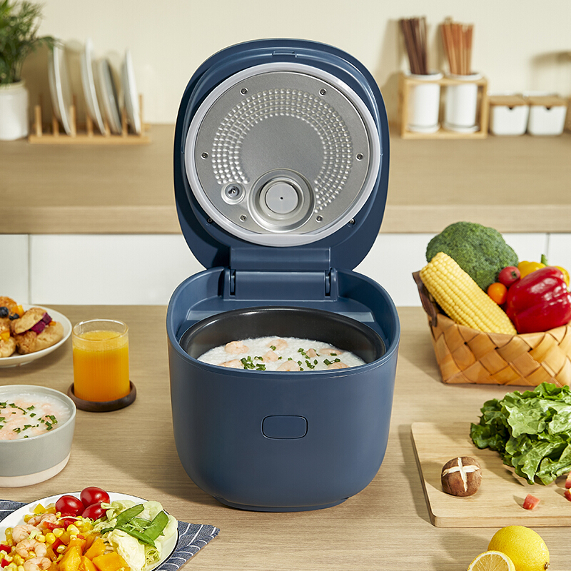 松下(Panasonic)电饭煲 SR-HK151-KB 电饭锅 IH电磁加热 多功能烹饪智能预约 4L 蓝色