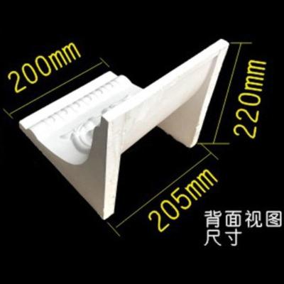 石膏线条石膏梁托梁拖吊顶弧型过道拱形半圆门头欧式装饰建材背景 前宽20 背宽20.5 单个