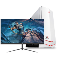 铭能 i9级八核E5-2660/GTX1650 4G独显/16G内存/480G SSD固态 台式电脑 台式机 电脑主机 组装电脑 家用办公商务娱乐学生网课游戏电脑台式+27英寸全套