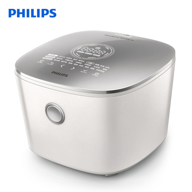 飞利浦(Philips)五谷电饭煲HD4569/00 4L大容量3-5人 智芯IH电磁加热 精铁火焱锅内胆 智能预约功能