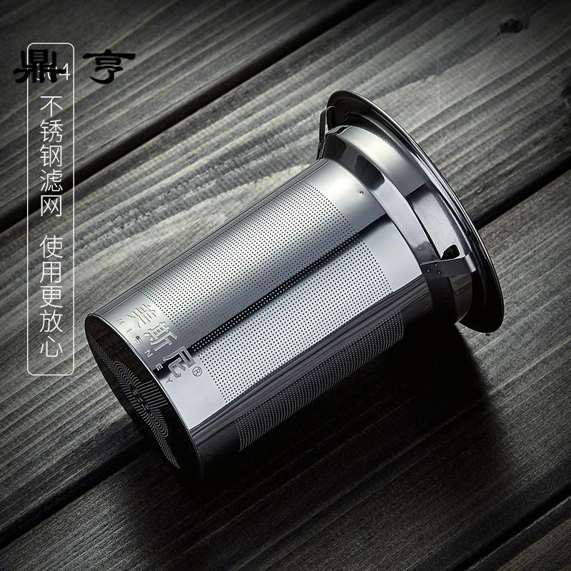 鼎亨加厚花茶壶 玻璃茶具耐热玻璃茶壶 大容量不锈钢茶漏玻璃壶