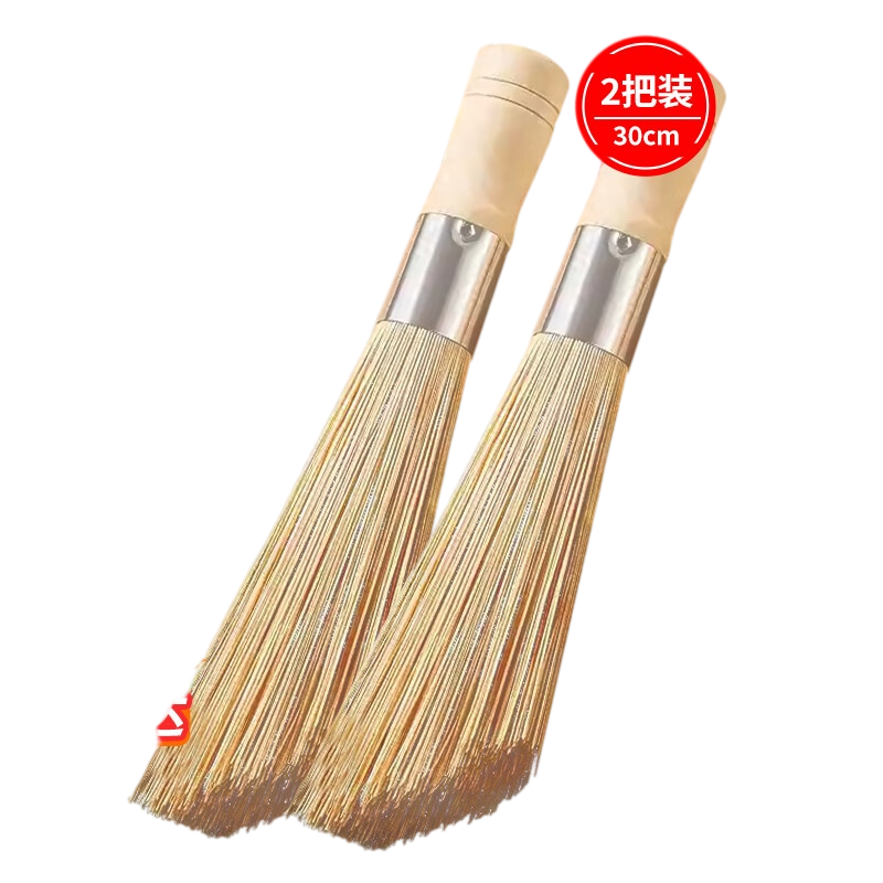 易工鼎 竹锅刷 环保天然加长大号30cm(2把)