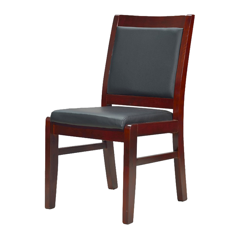 上成禾实木办公椅平头把高清大图