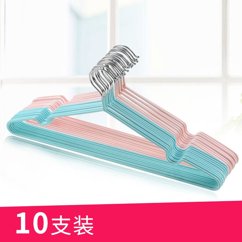 生活日用简约现代北欧洗晒用品衣架衣服架衣服10个装情侣家用衣撑晾衣架衣服架子挂衣架