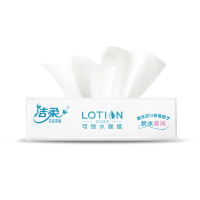 洁柔(C&S)婴儿抽纸 Lotion系列 三层100抽*6包 抽取式纸巾面纸餐巾纸卫生纸(整箱)