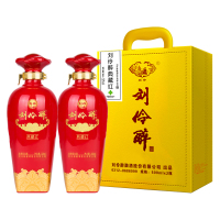 [中华老字号]刘伶醉 52度典藏 500ml*2瓶礼盒装 非遗酿造浓香型白酒礼品酒 河北保定特产