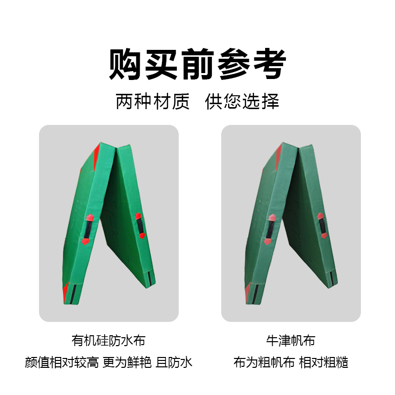 探仕狼 TSL-T215仰卧卷腹训练垫仰卧起坐折叠垫[牛津布两折叠] 5个装 200*100*5cm
