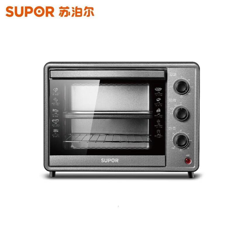 苏泊尔(SUPOR)电烤箱 30L 主流容量上下管统一控温匀火恒温 家用多功能 K30FK6
