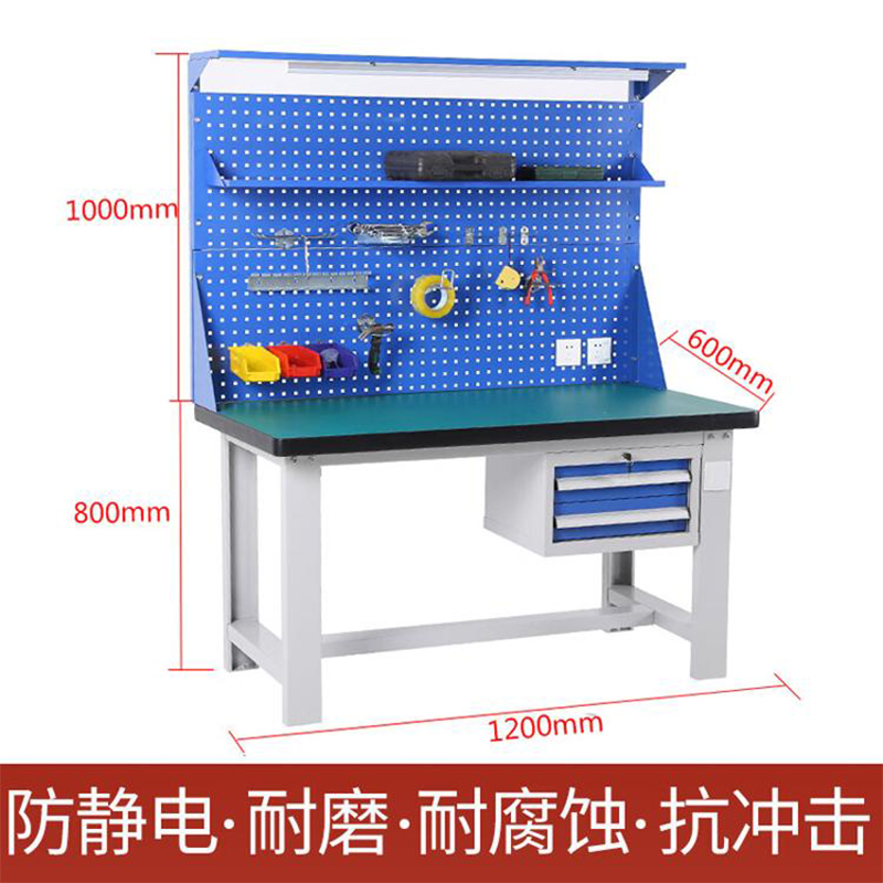 豫众诺 重型操作台 双挂二抽1200*600*800mm 张高清大图