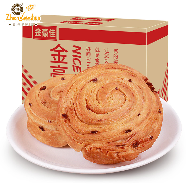 正得顺红豆手撕面包1000g整箱早餐糕点蛋糕零食小吃速食懒人充饥夜宵休闲食品