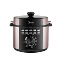 美的（Midea）MY-E501 电压力锅 旋钮简易操作高压锅金属外壳