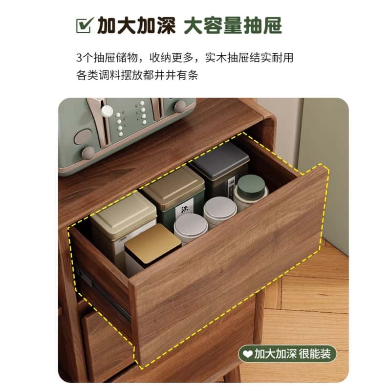 鑫木樽餐边柜160*40*92cm个高清大图