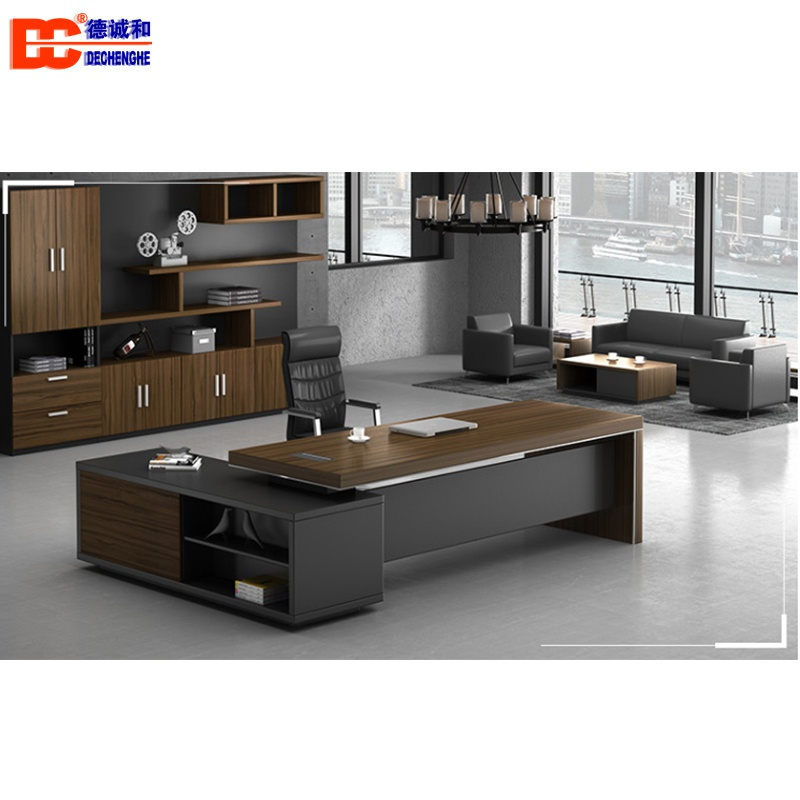 北京德诚和dechenghe老板办公桌简约现代总裁经理桌椅沙