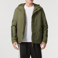 阿迪达斯（adidas）棉服男装女装新款防泼水面料轻盈保暖防风棉袄棉衣连帽外套IV9230 ZP XL IV9230/绿色