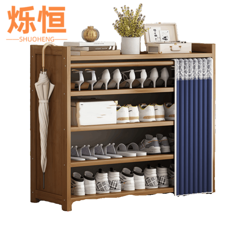 烁恒 鞋架 五层100*23*82 个图片