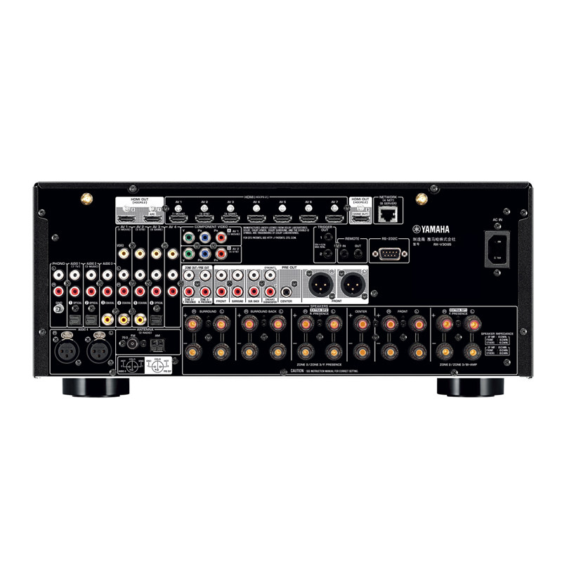 雅马哈(YAMAHA) RX-V3085 新款9.2前级11.2音箱家用客厅大功率数字蓝牙音响功放机高清大图