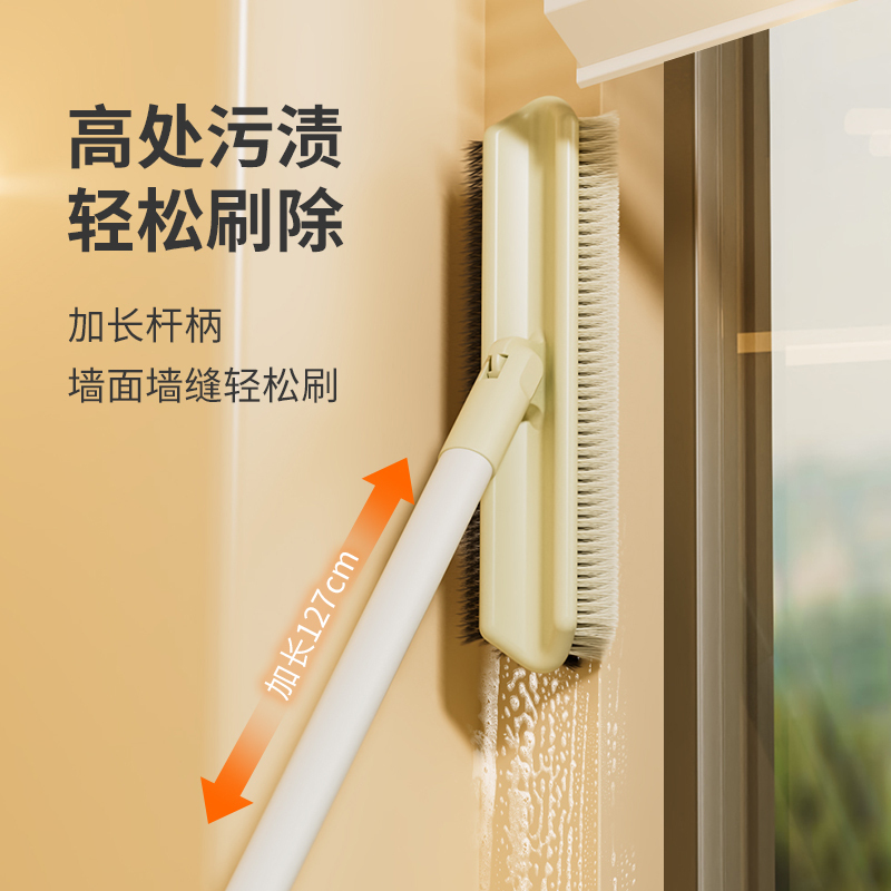 刷子硬毛卫生间刷地长柄浴室清洁刷地板缝隙刷厕所清洁神器洗地刷