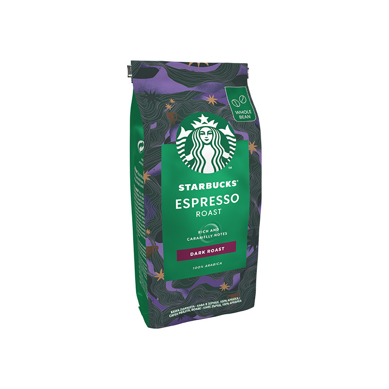 星巴克(Starbucks) 浓缩烘焙咖啡豆200g(深度烘培)