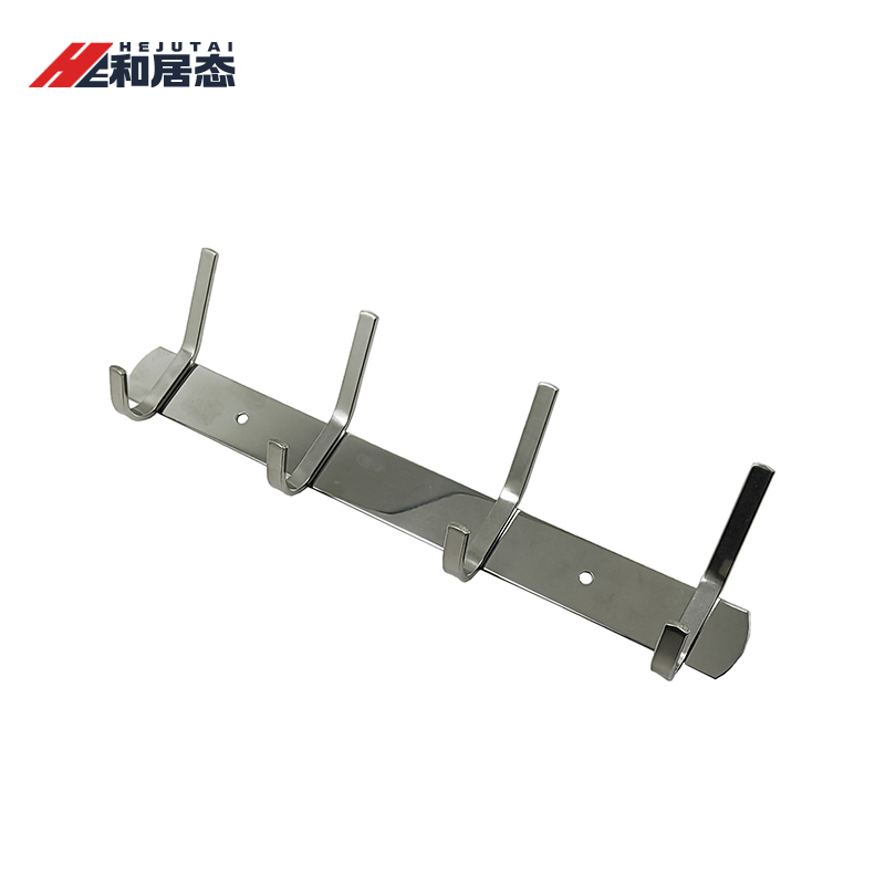 和居态 不锈钢挂衣钩(4钩)HJT-ZWJ02 个高清大图