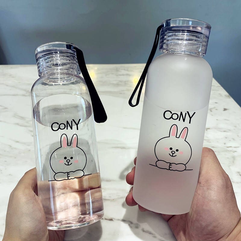 水杯塑料女高颜值网红杯子女生日系简约ins实用男士潮流女士学生磨砂