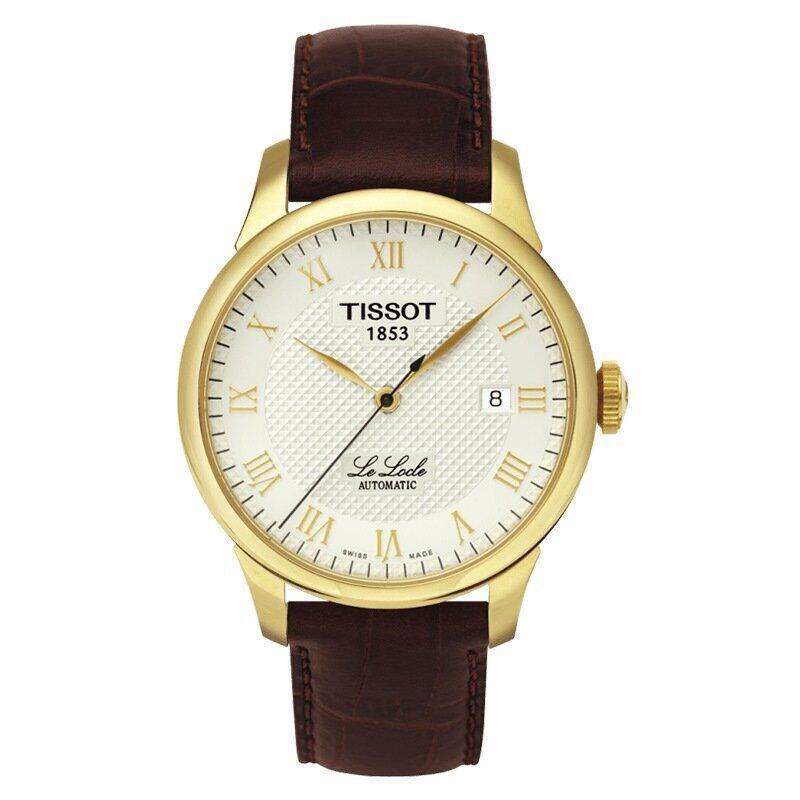天梭(TISSOT)瑞士品牌 力洛克系列 商务休闲情侣款全自动机械表