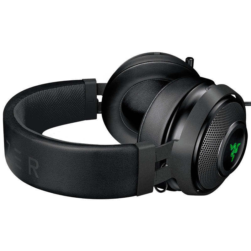 雷蛇（Razer）北海巨妖 7.1虚拟环绕声 绝地求生 吃鸡 头戴式游戏音乐耳机电竞游戏耳机 枪灰色